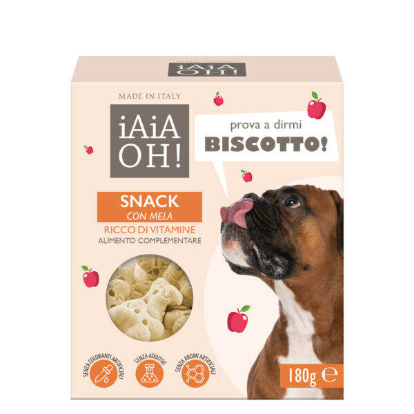 Biscotto Snack alla Mela Cani - Erboristeria Magentina